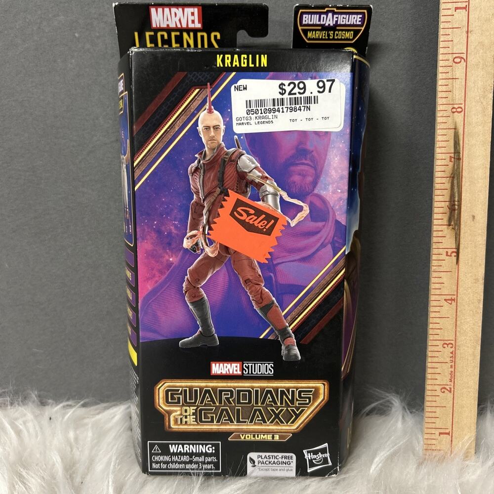 Marvel Legend Guardians of the Galaxy Vol.3...Kraglin/Cosmo BAF Leg...Unopened